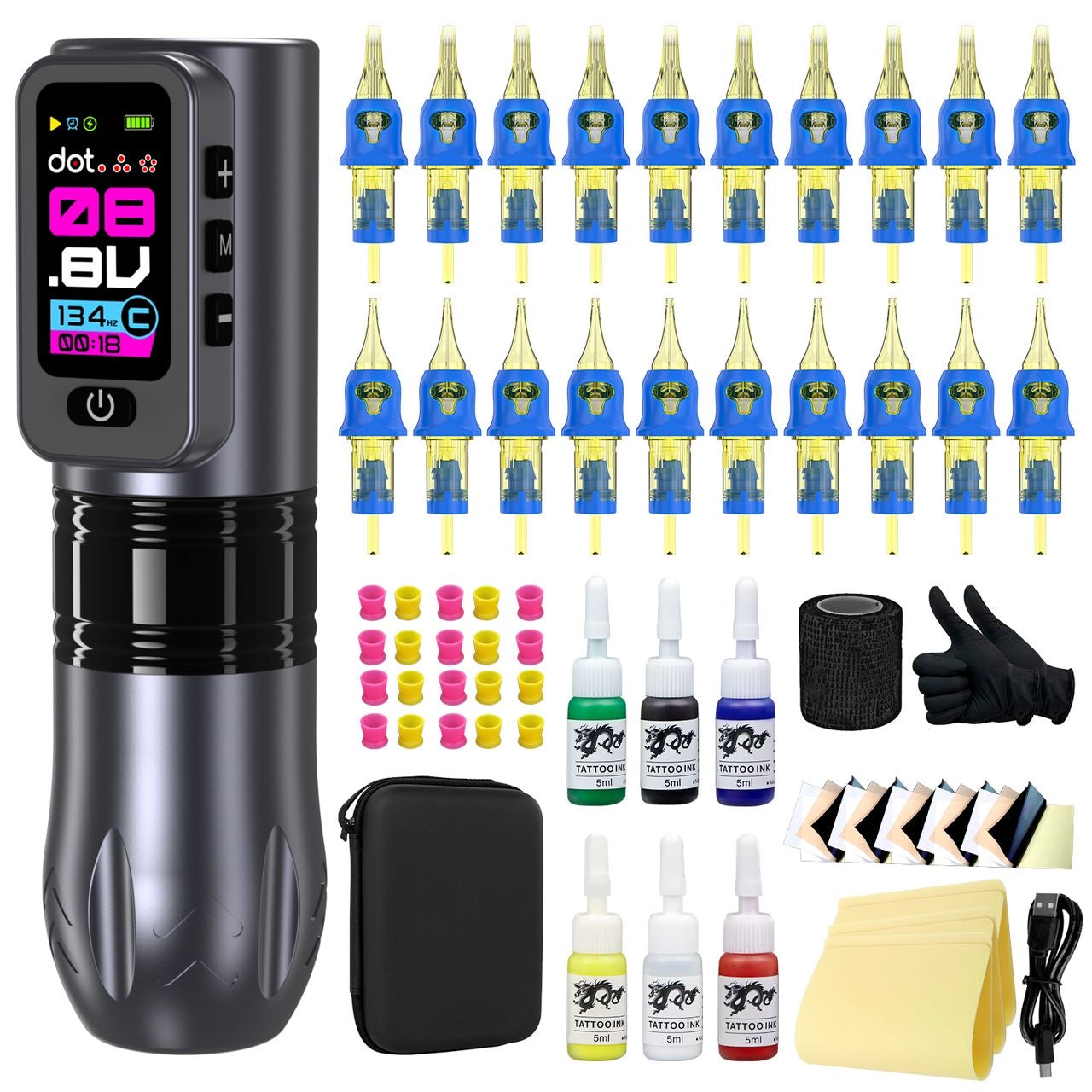 Kit de máquina pen Black Bird