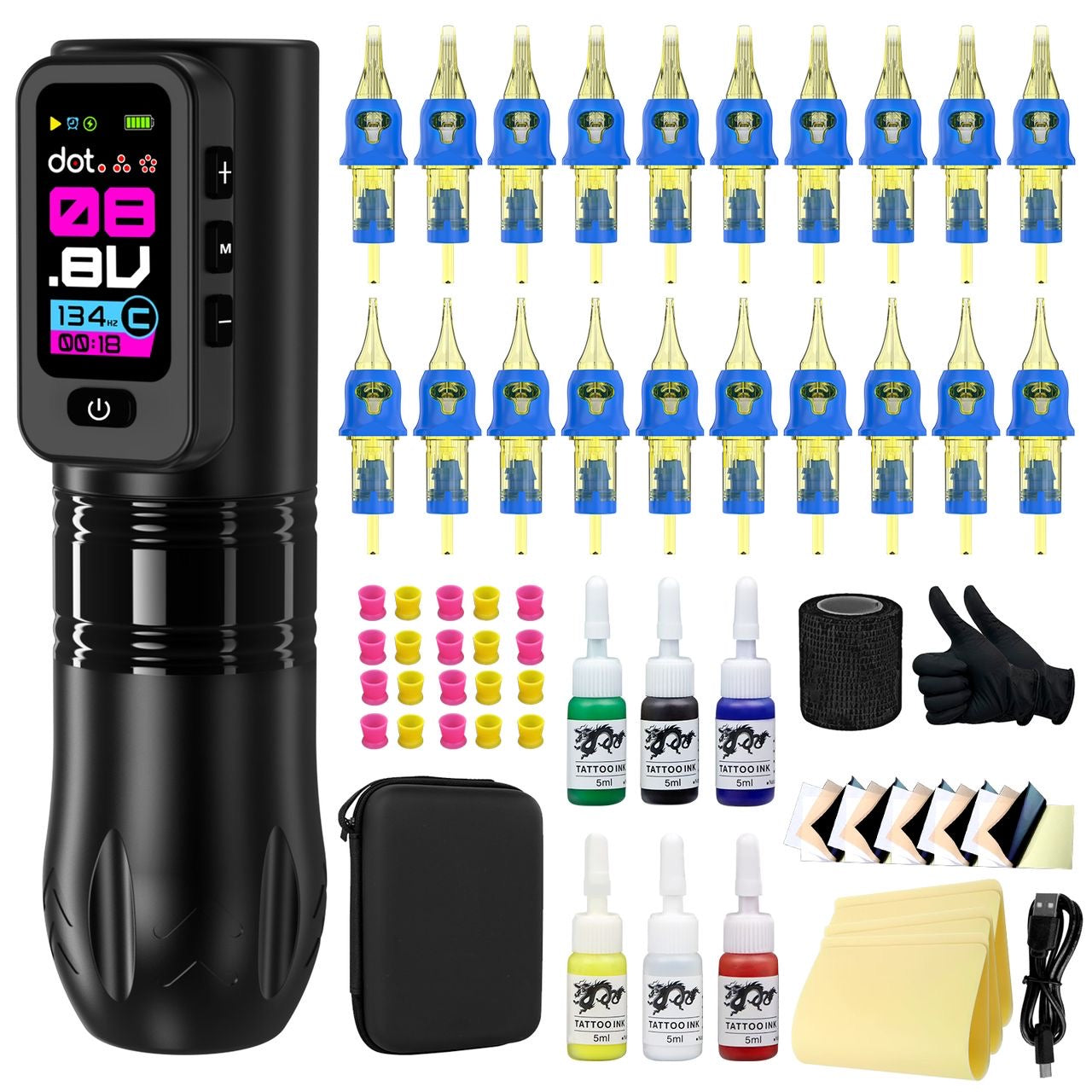 Kit de máquina pen Black Bird